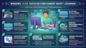 Windows 11/10: Tastatur funktioniert nicht? Lösung