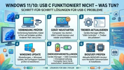Windows 11/10: USB C funktioniert nicht – was tun?