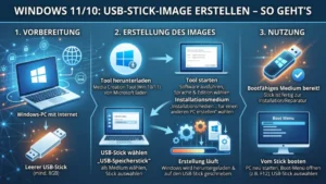 Windows 11/10: USB-Stick-Image erstellen – So geht's