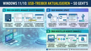 Windows 11/10: USB‑Treiber aktualisieren – So geht’s
