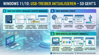 Windows 11/10: USB‑Treiber aktualisieren – So geht’s