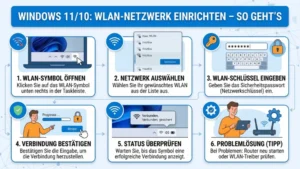 Windows 11/10: WLAN-Netzwerk einrichten – So geht’s