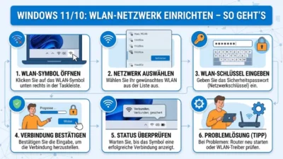 Windows 11/10: WLAN-Netzwerk einrichten – So geht’s