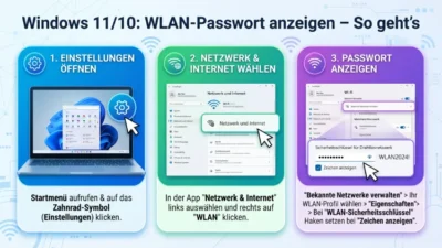 Windows 11/10: WLAN-Passwort anzeigen – So geht’s