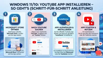 Windows 11/10: YouTube App installieren – So geht’s