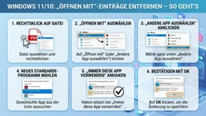 Windows 11/10: „Öffnen mit“-Einträge entfernen – So geht’s
