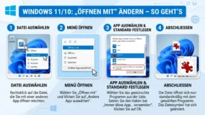 Windows 11/10: „Öffnen mit“ ändern – So geht’s
