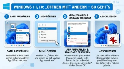 Windows 11/10: „Öffnen mit“ ändern – So geht’s