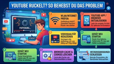 YouTube ruckelt? So behebst du das Problem