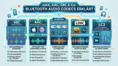 aptX, AAC, SBC & Co: Bluetooth Audio Codecs erklärt