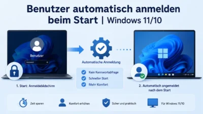 Benutzer automatisch anmelden beim Start | Windows 11/10