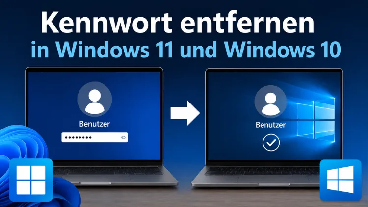 Kennwort entfernen in Windows 11 und Windows 10