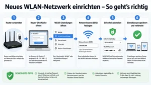 Neues WLAN-Netzwerk einrichten – So geht’s richtig