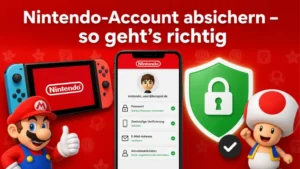 Nintendo-Account absichern – so geht’s richtig
