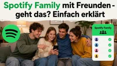 Spotify Family mit Freunden – geht das? Einfach erklärt