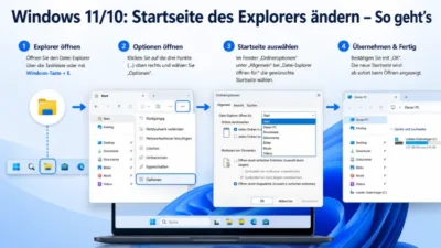 WIndows 11/10: Startseite des Explorers ändern – So geht’s