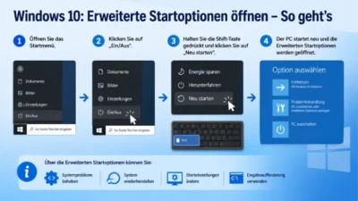 Windows 10: Erweiterte Startoptionen öffnen – So geht’s