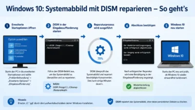 Windows 10: Systemabbild mit DISM reparieren – So geht’s