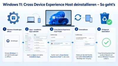 Windows 11: Cross Device Experience Host deinstallieren – So geht’s