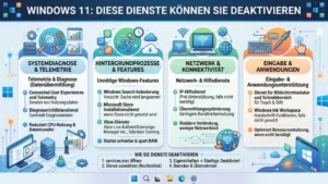 Diese Windows 11 Dienste können Sie deaktivieren