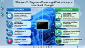 Windows 11: Eingabeaufforderung öffnet sich kurz – Ursachen & Lösungen