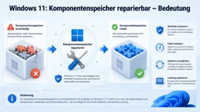 Windows 11: Komponentenspeicher reparierbar – Bedeutung