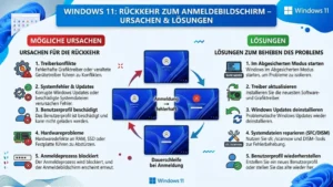 Windows 11: Rückkehr zum Anmeldebildschirm – Ursachen & Lösungen