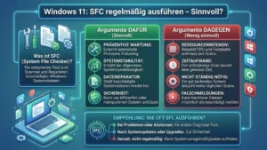 Windows 11: SFC regelmäßig ausführen – Sinnvoll?