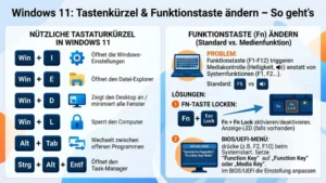 Tastenkürzel und Funktionstaste ändern: So geht’s in Windows 11