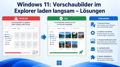 Windows 11: Vorschaubilder im Explorer laden langsam – Lösungen