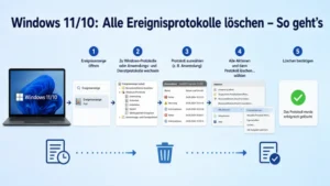 Windows 11/10: Alle Ereignisprotokolle löschen – So geht’s