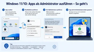 Windows 11/10: Apps als Administrator ausführen – So geht’s