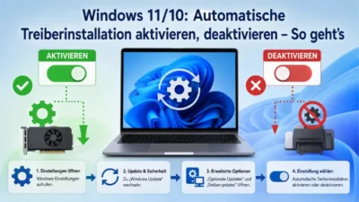 Windows 11/10: Automatische Treiberinstallation aktivieren, deaktivieren – So geht’s