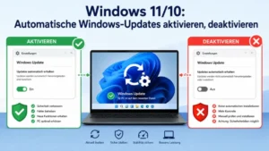 Windows 11/10: Automatische Windows-Updates aktivieren, deaktivieren