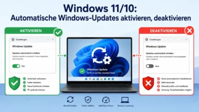 Windows 11/10: Automatische Windows-Updates aktivieren, deaktivieren