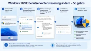 Windows 11/10: Benutzerkontensteuerung ändern – So geht’s