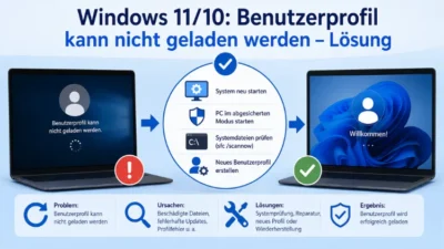 Windows 11/10: Benutzerprofil kann nicht geladen werden – Lösung