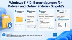 Windows 11/10: Berechtigungen für Dateien und Ordner ändern – So geht’s