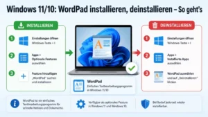 Windows 11/10: WordPad installieren, deinstallieren – So geht’s
