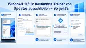 Windows 11/10: Bestimmte Treiber von Updates ausschließen – So geht’s
