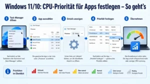 Windows 11/10: CPU-Priorität für Apps festlegen – So geht’s