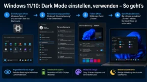 Windows 11/10: Dark Mode einstellen, verwenden – So geht’s