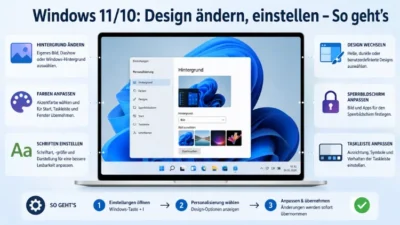 Windows 11/10: Design ändern, einstellen – So geht’s
