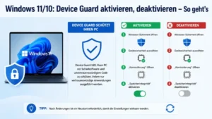 Windows 11/10: Device Guard aktivieren, deaktivieren – So geht’s