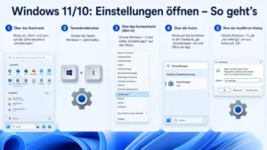 Windows 11/10: Einstellungen öffnen – So geht’s