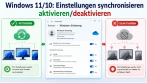Windows 11/10: Einstellungen synchronisieren aktivieren/deaktivieren