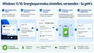 Windows 11/10: Energiesparmodus einstellen, verwenden – So geht’s