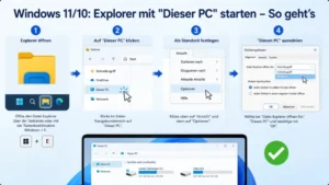 Windows 11/10: Explorer mit "Dieser PC" starten – So geht’s