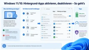 Windows 11/10: Hintergrund-Apps aktivieren, deaktivieren – So geht’s