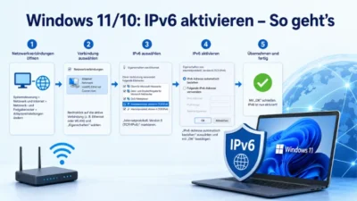 Windows 11/10: IPv6 aktivieren – So geht’s